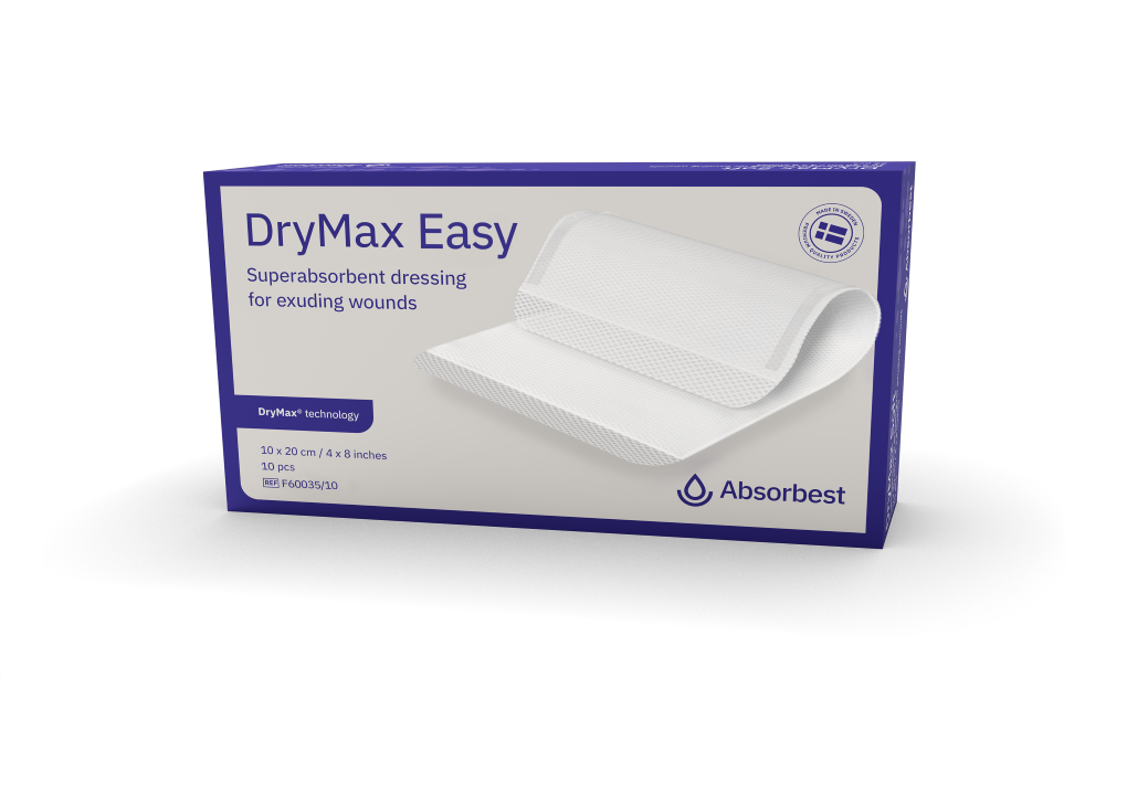 DryMax Easy wound dressing from Absorbest